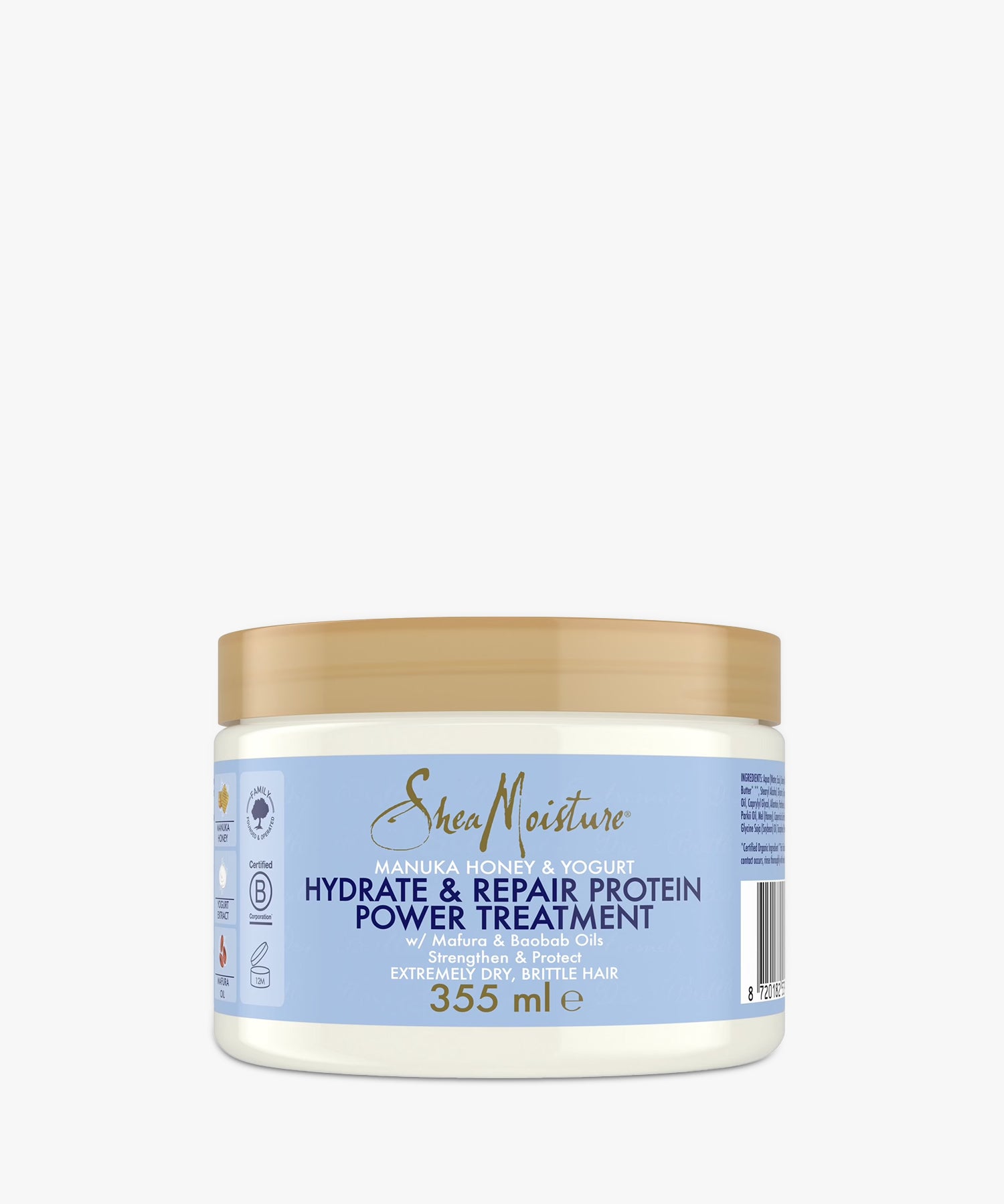 Shea Moisture Manuka Honey & Yogurt Hydrate + Repair Protein Power Treatment 355 ml