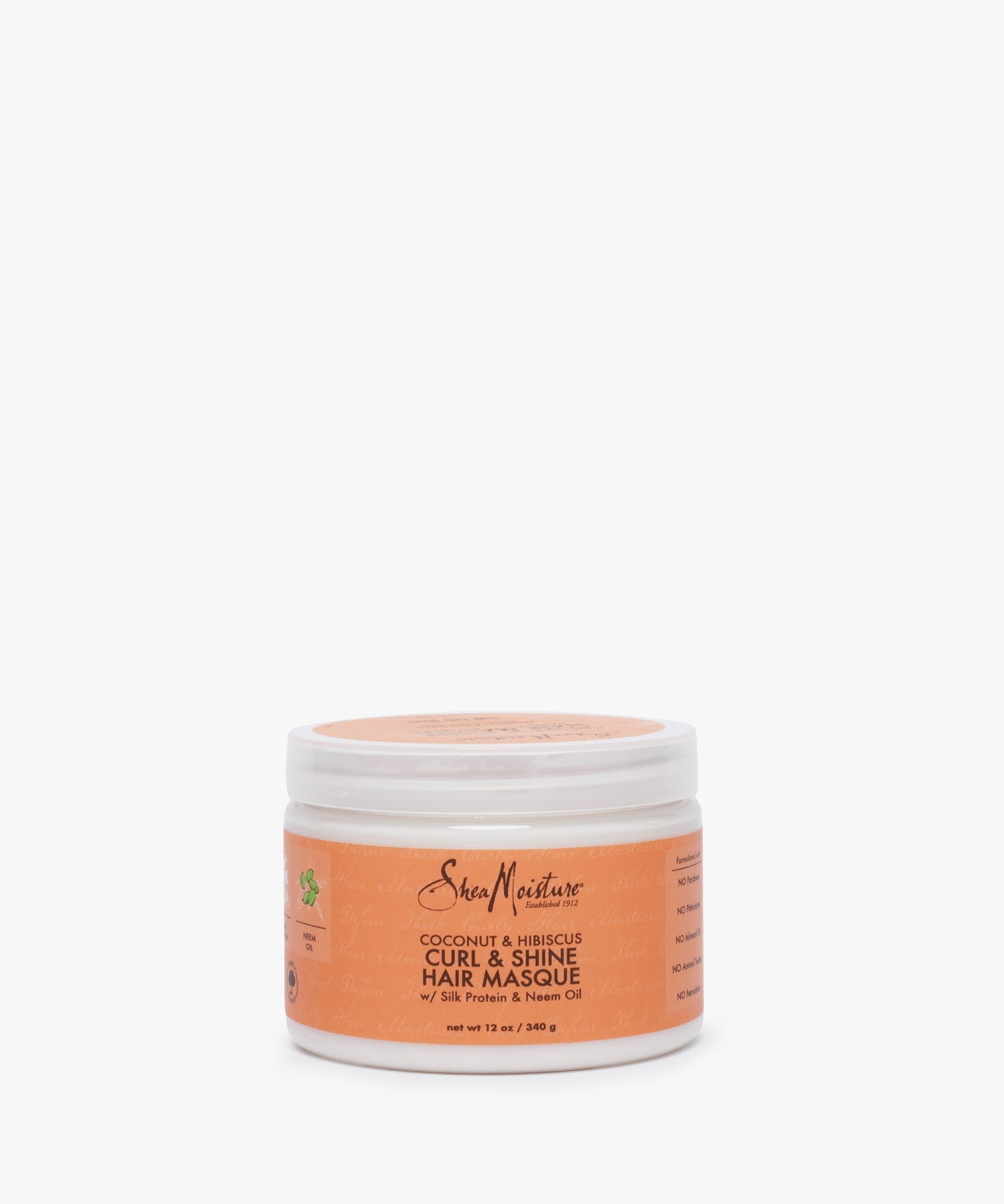 Shea Moisture Coconut & Hibiscus Curl & Shine Hair Masque 340 gr.