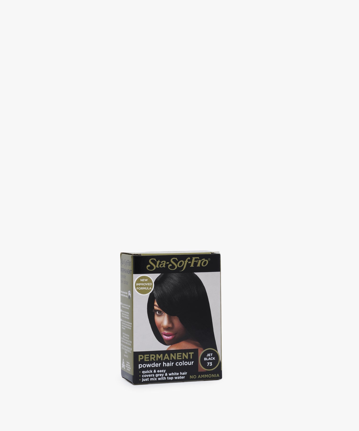 Sta-Sof-Fro Permanent Powder Hair Colour #73 Jet Black