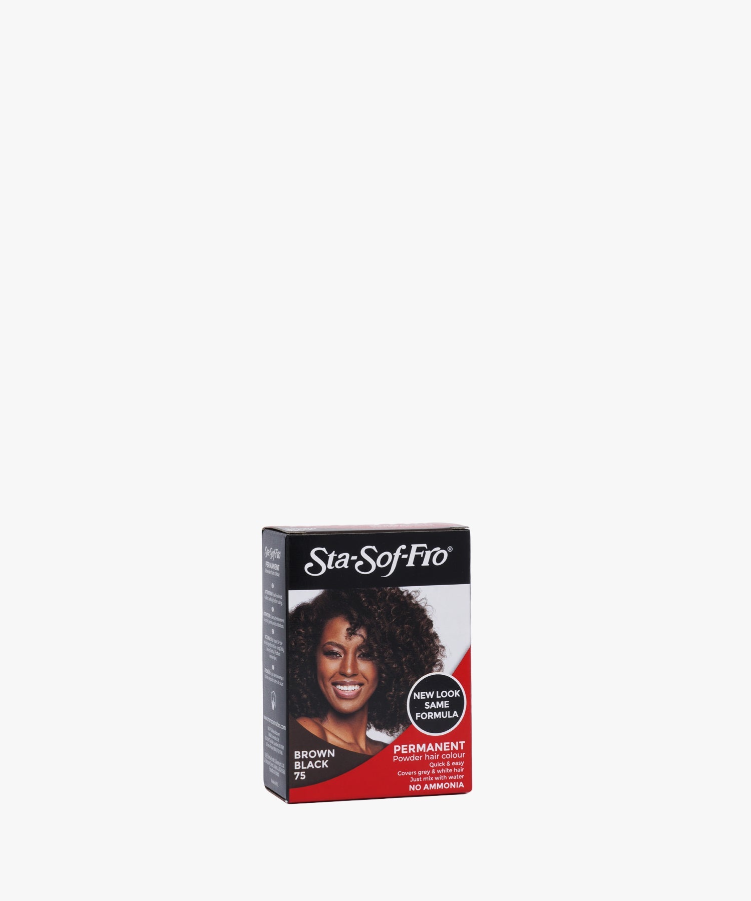 Sta-Sof-Fro Permanent Powder Hair Colour #75 Brown Black