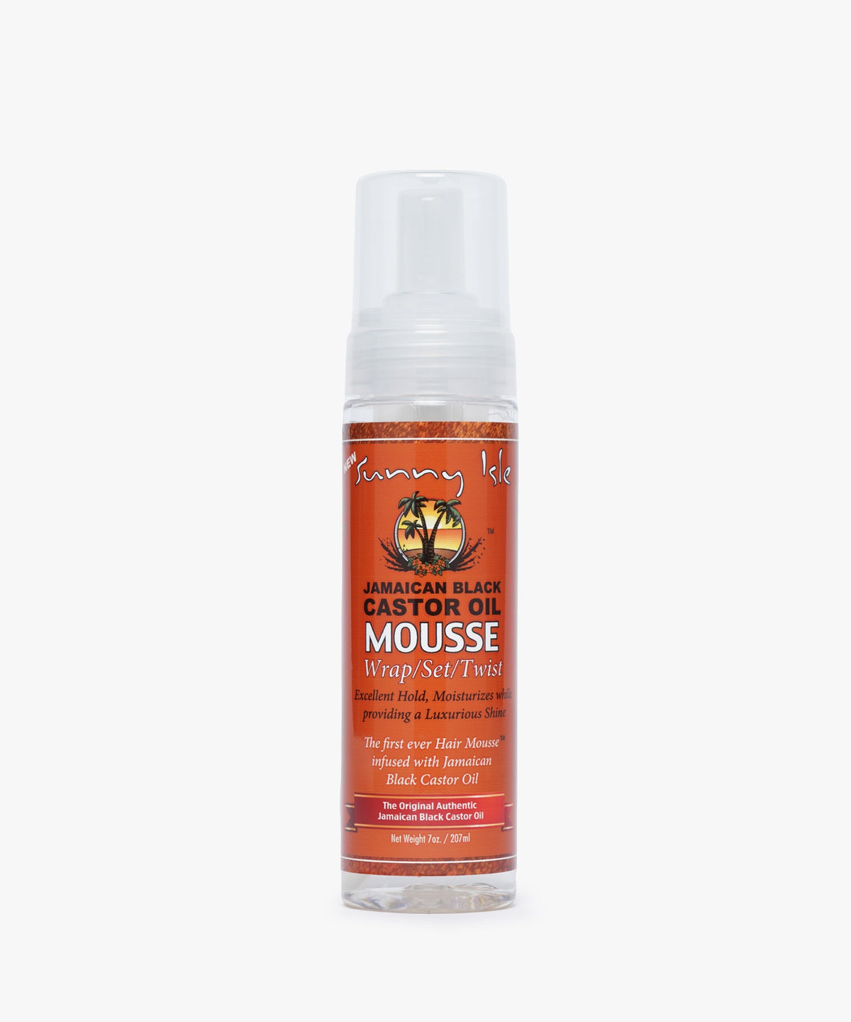 Sunny Isle 100% Jamaican Black Castor Oil Mousse Wrap/Set/Twist 207 ml