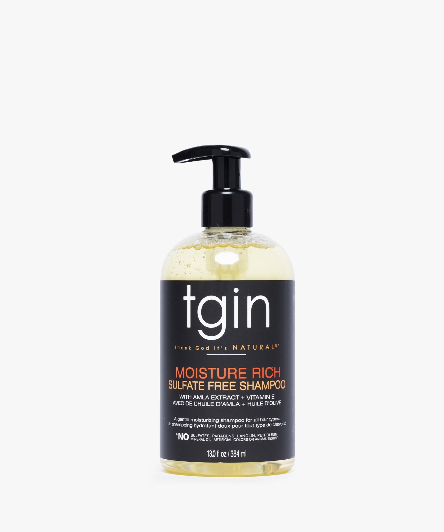 TGIN Moisture Rich Sulfate Free Shampoo 384 ml