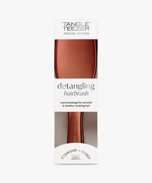 Tangle Teezer Special Edition Detangling Hairbrush (Straight-Curly) #Chrome Chocolate Bronze