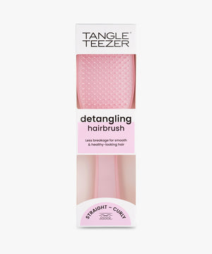 Tangle Teezer Detangling Hairbrush (Straight - Curly) #Millennial Pink BoxShot
