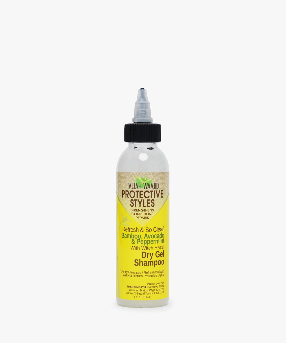 Taliah Waajid Protective Styles Refresh & So Clean Bamboo, Avocado & Peppermint with With Hazel Dry Gel Shampoo 118 ml