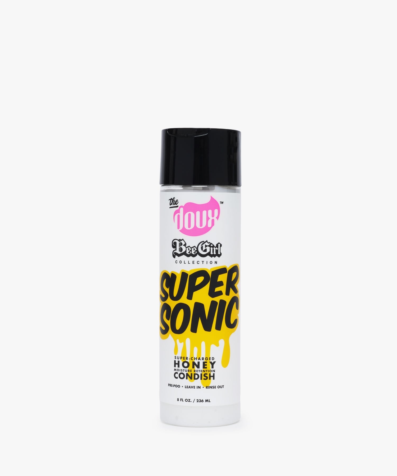The Doux BeeGirl Collection Super Sonic Super-Charged Honey Moisture Retention Condish (Pre-Poo / Leave-In / Rinse Out) 236 ml