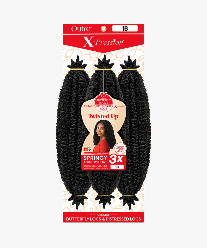 Outre X-Pression Twisted Up - Springy Afro Twist 16"