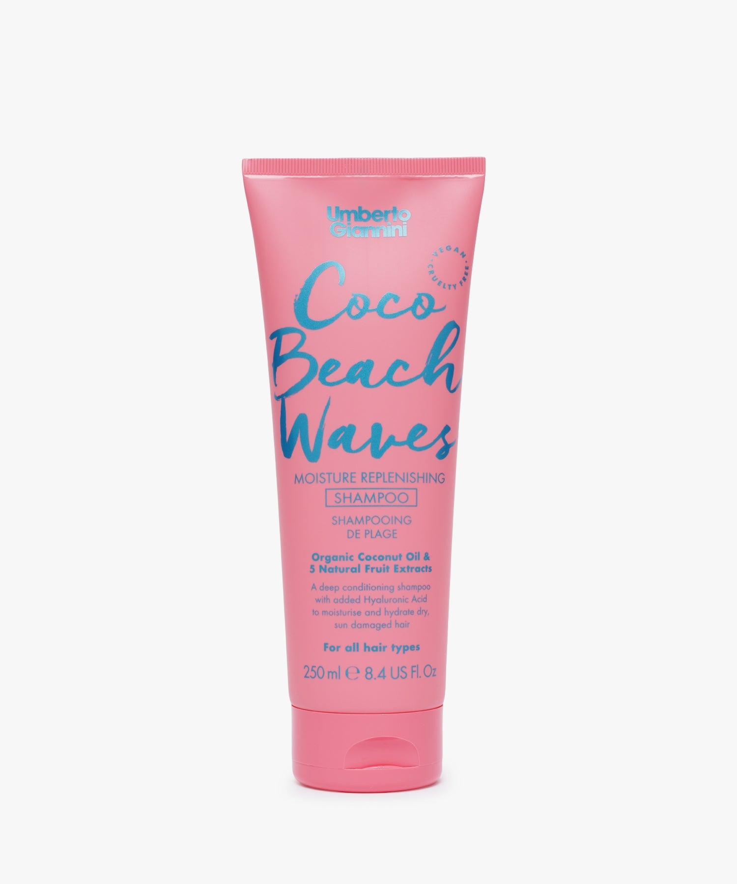 Umberto Giannini Coco Beach Waves Moisture Replenishing Shampoo 250 ml