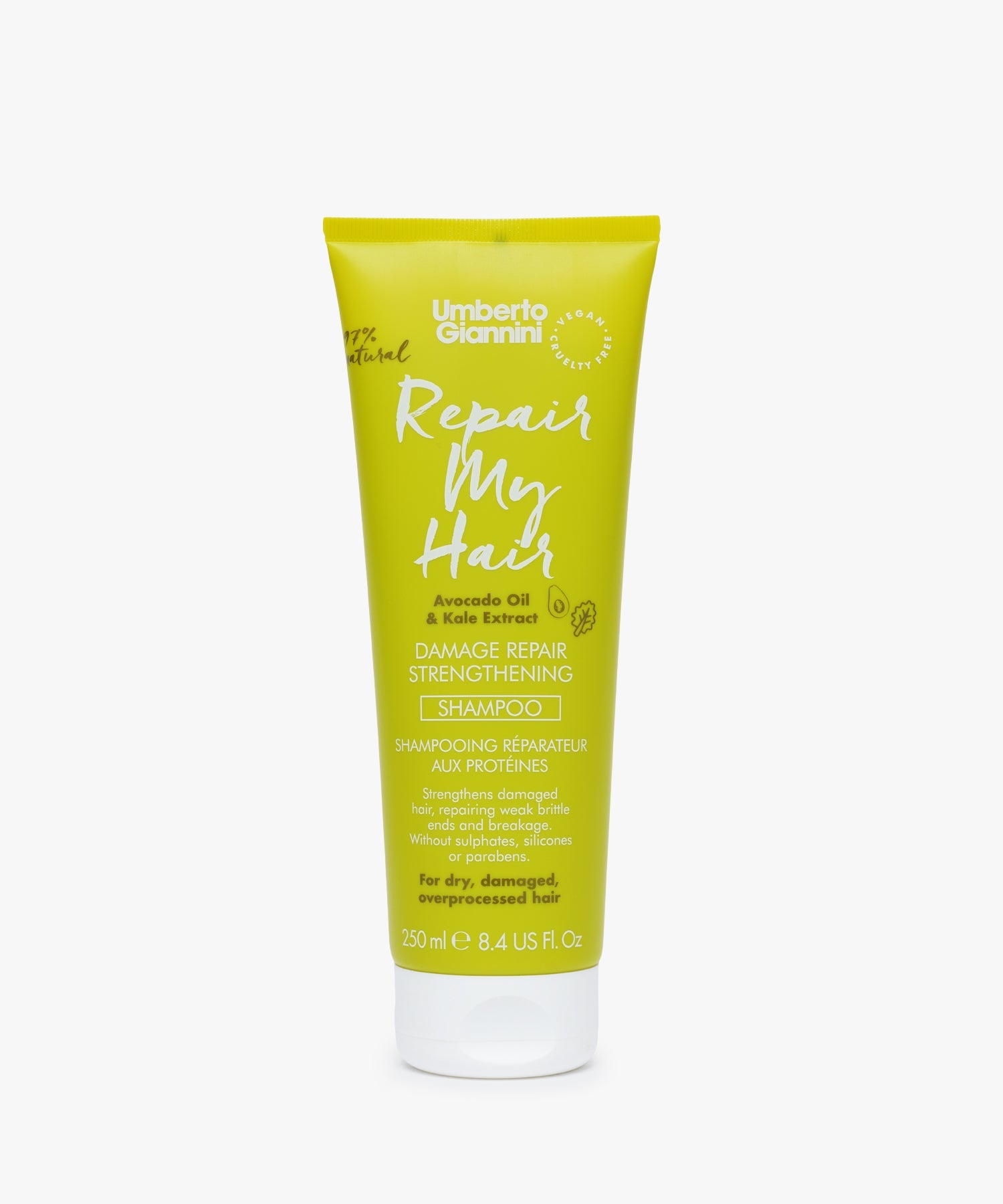 Umberto Giannini Repair My Hair Damage Repair Strengthening Shampoo 250 ml