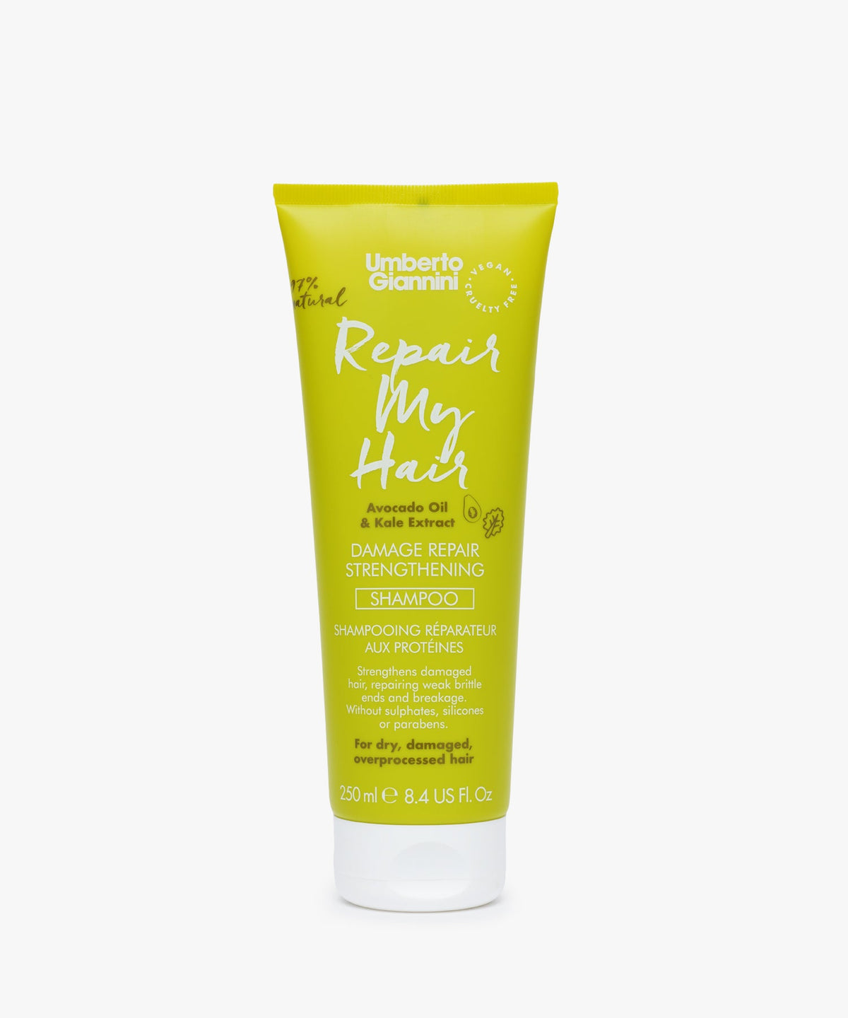 Umberto Giannini Repair My Hair Damage Repair Strengthening Shampoo 250 ml