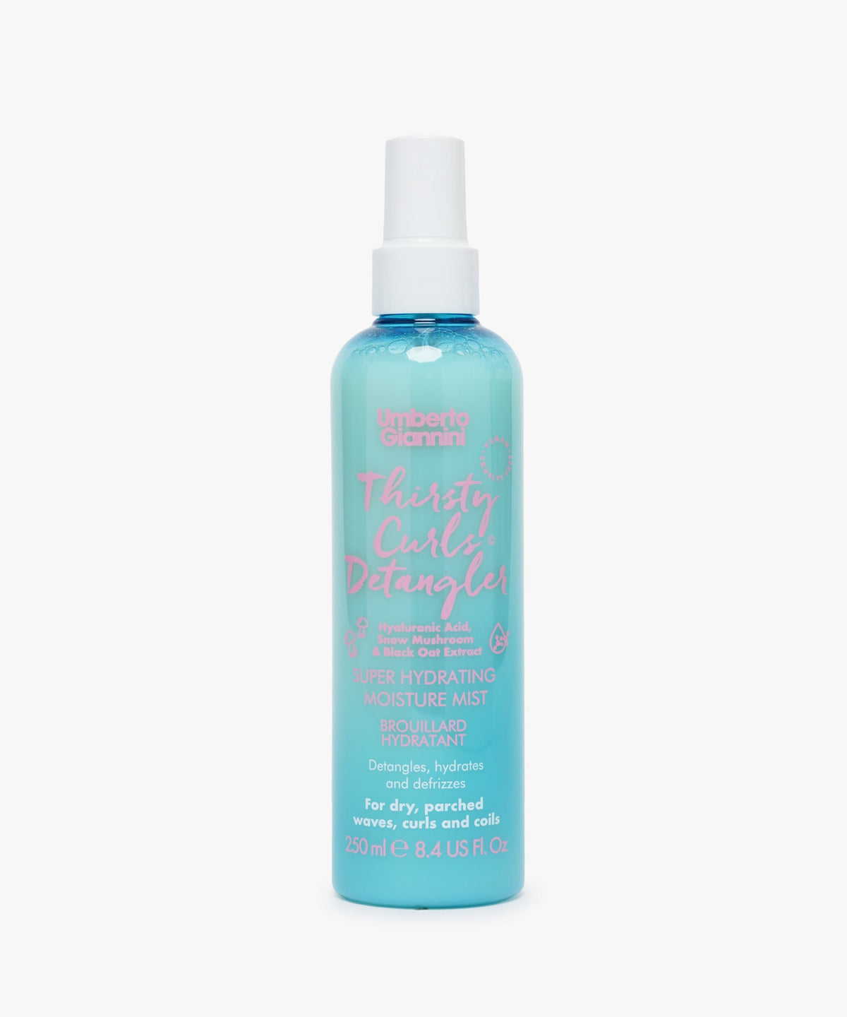 Umberto Giannini Thirsty Curls Detangler Super Hydrating Moisture Mist 250 ml