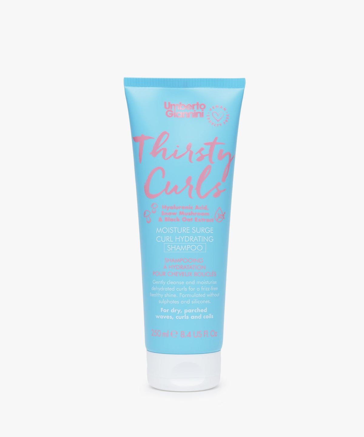 Umberto Giannini Thirsty Curls Moisture Surge Curl Hydrating Shampoo 250 ml