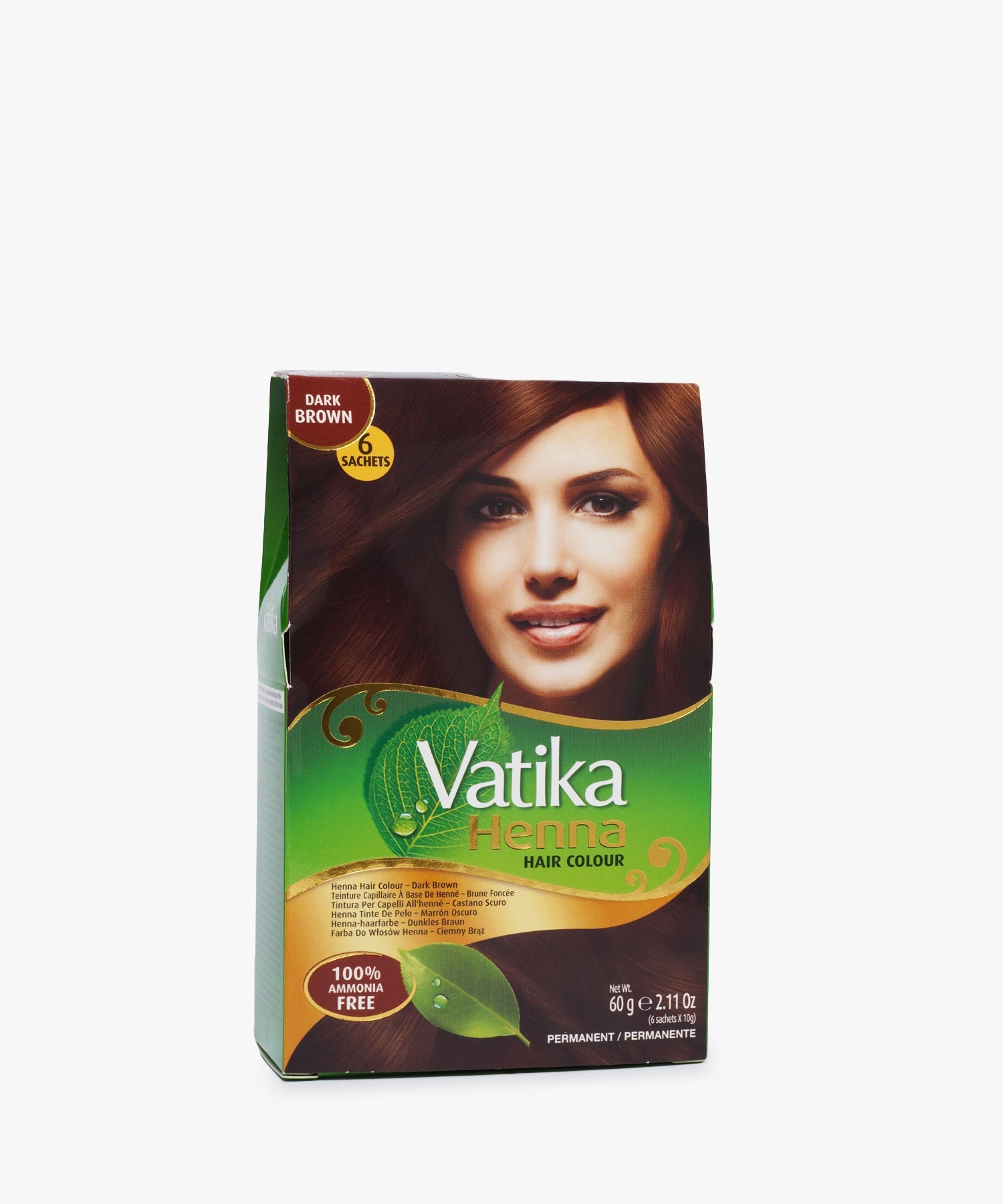 Vatika Henna Hair Colour #Dark Brown 60 gr.