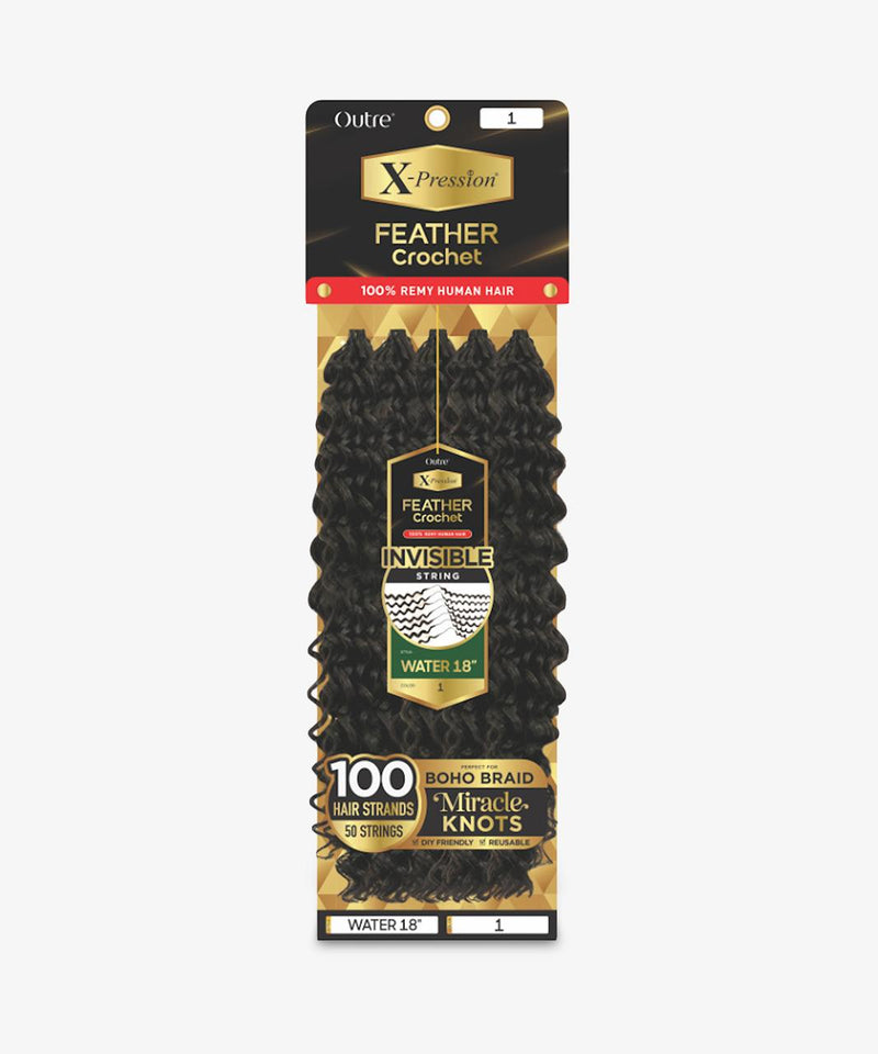 Outre X-Pression Feather Crochet Water 18"