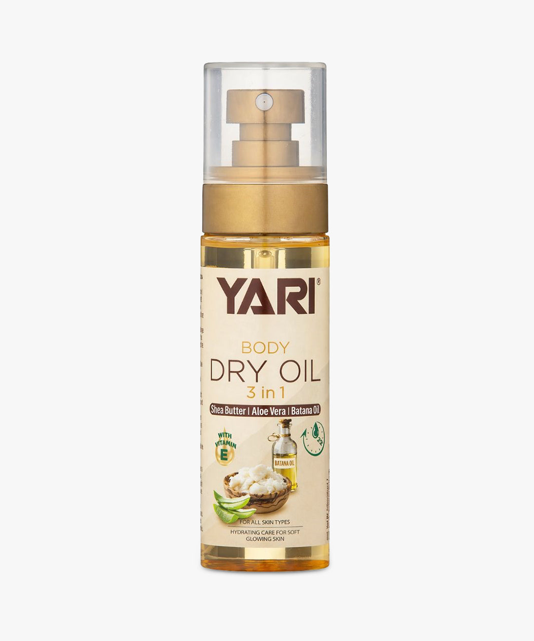 Yari Face & Body Dry Oil 3-In-1 (Shea Butter/Aloe Vera/Batana Oil) 100 ml