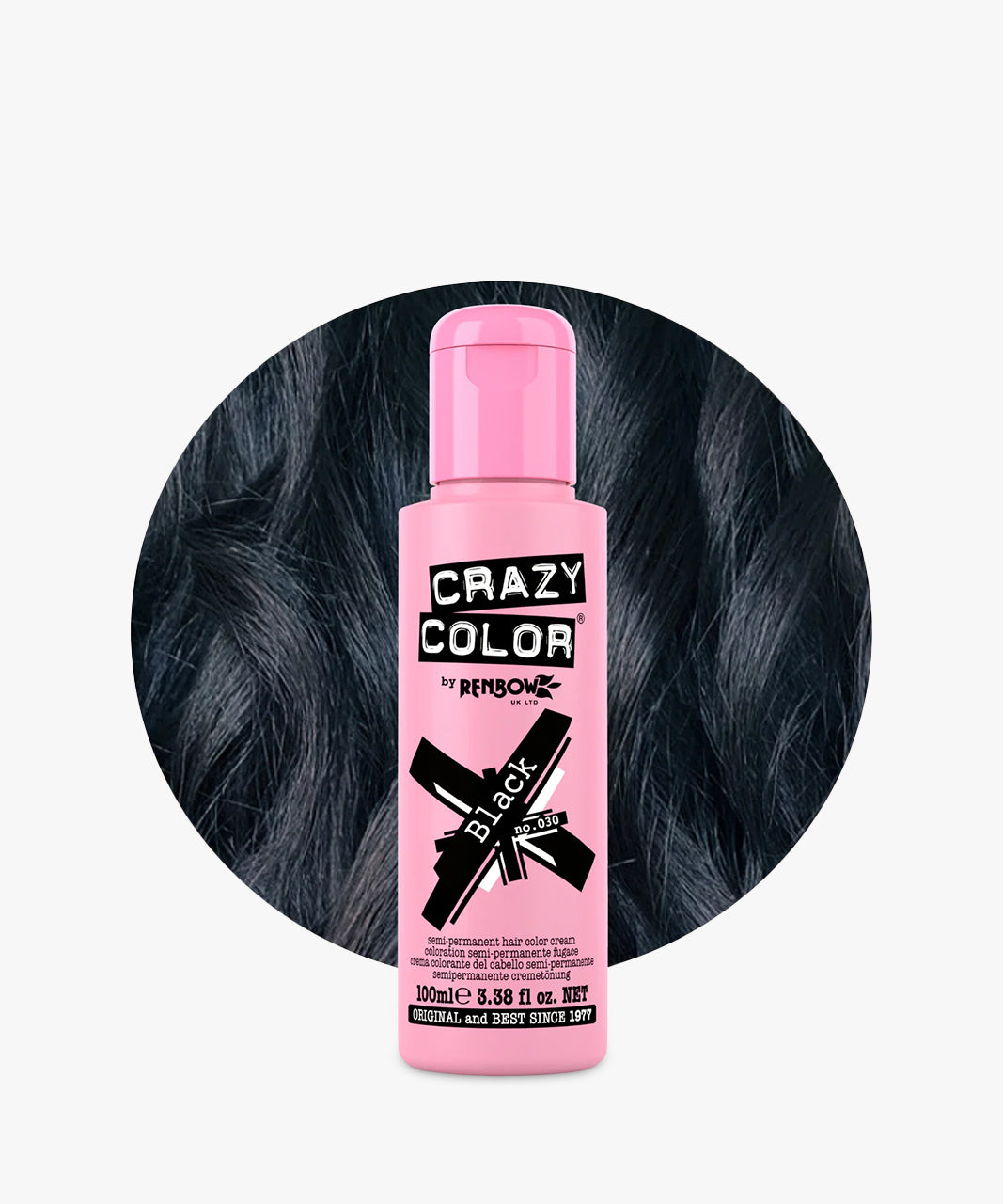 Crazy Color # 30 Black 100 ml