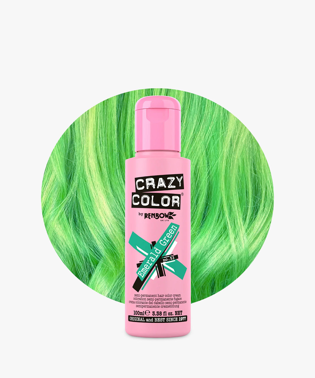 Crazy Color # 53 Emerald Green 100 ml