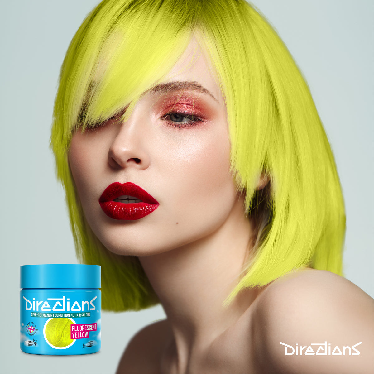 Directions Color # Fluorescent Glow > Fluorescent Yellow 100 ml