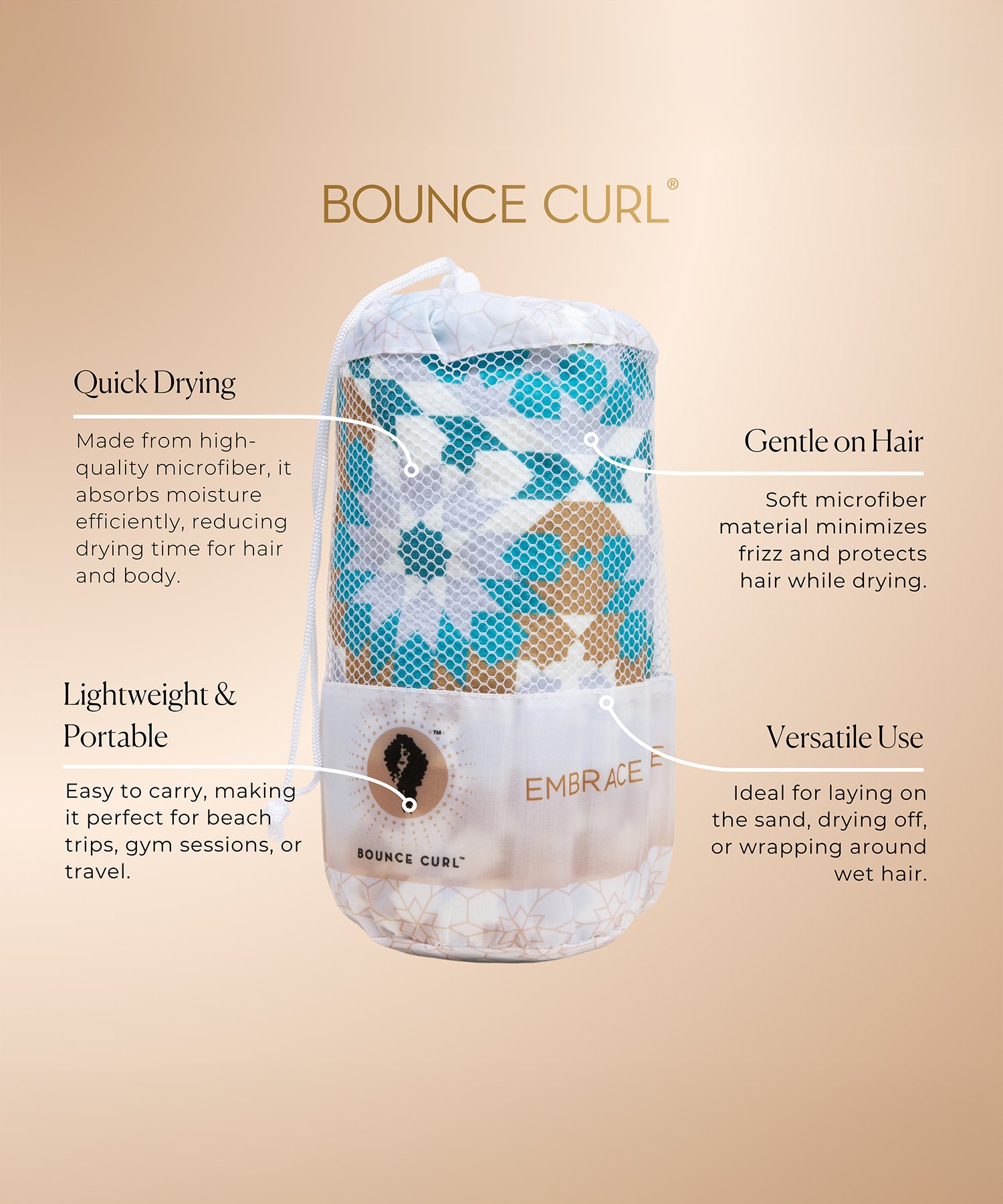 Bounce Curl Micro-Fiber Towel